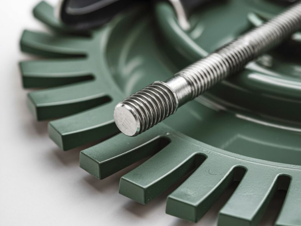 detal gwintu śruby kosiarki