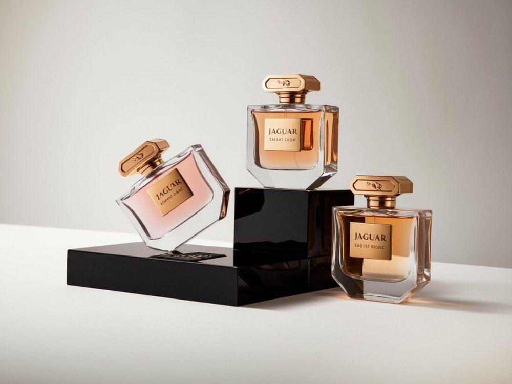 eleganckie butelki perfum Jaguar