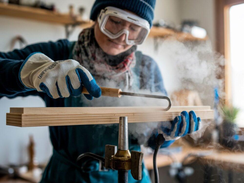 gięcie drewna parą