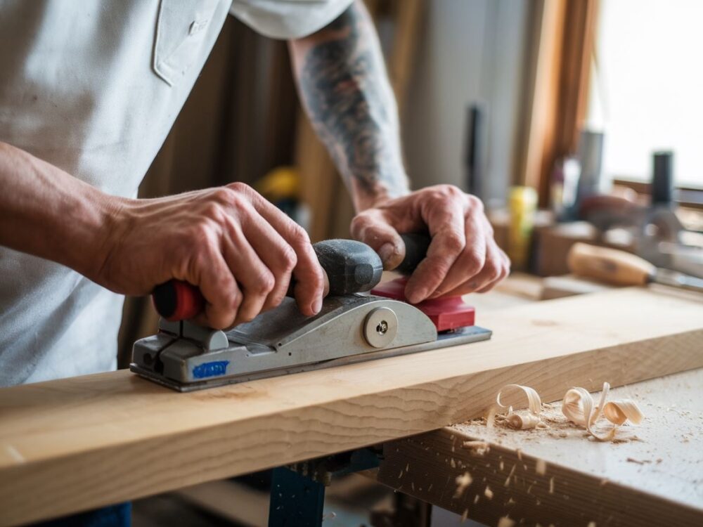 gładka powierzchnia deski