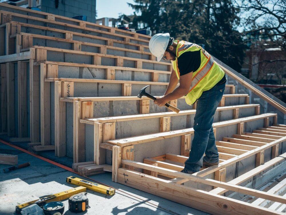 narzędzia do szalowania schodów