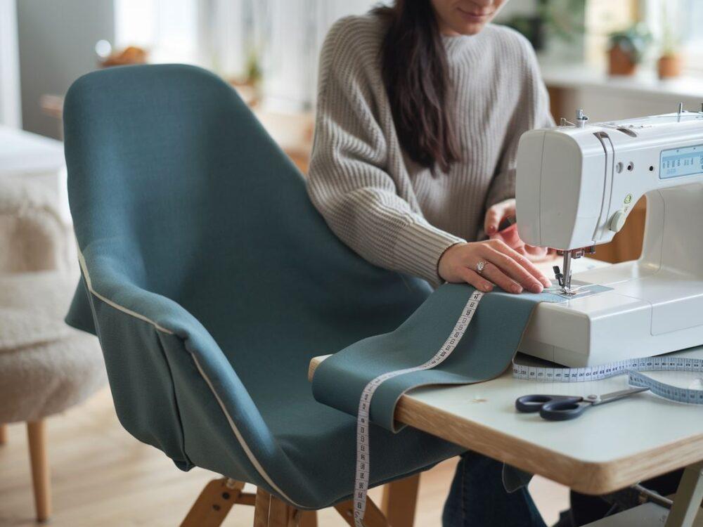 narzędzia krawieckie przy pracy