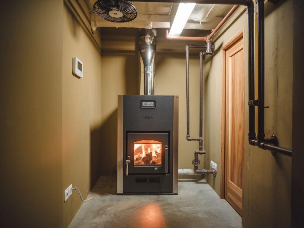 nowoczesny piec na ekogroszek