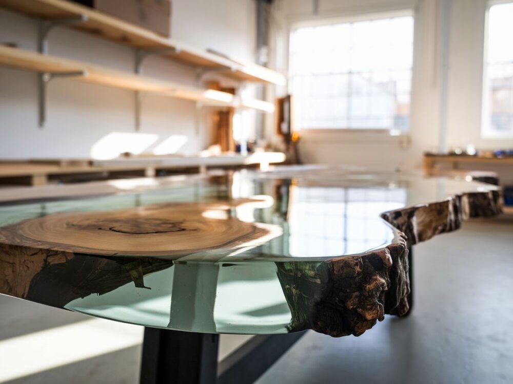 proces tworzenia stolika