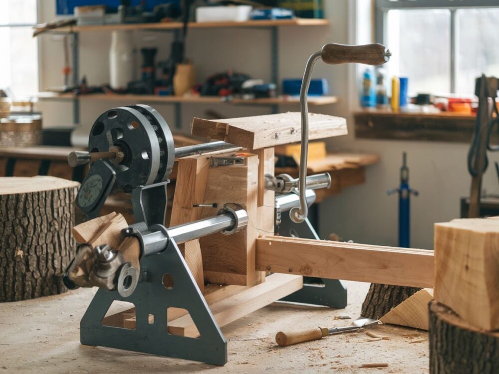 samodzielnie wykonana łuparka