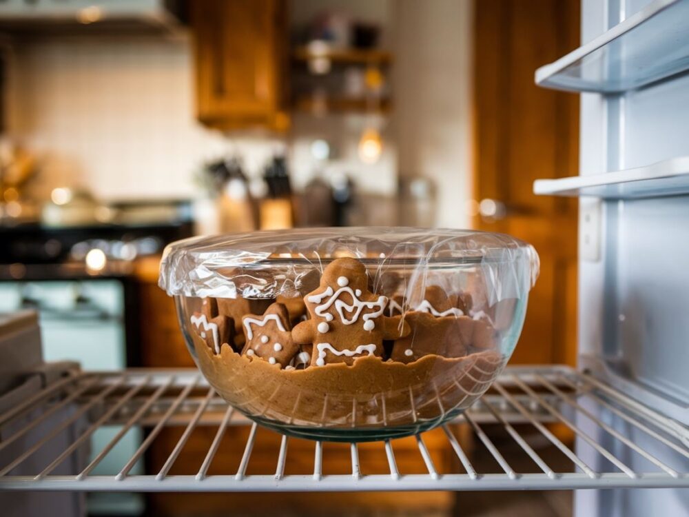 zawinięte ciasto piernikowe